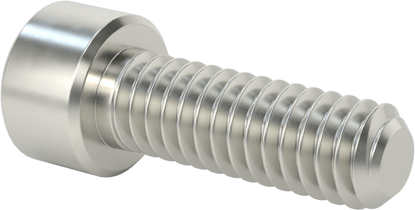 Nikel Alaşımlı Soket Başlı Vida, 8-32 Diş Boyutu, 1/2" Uzunluk