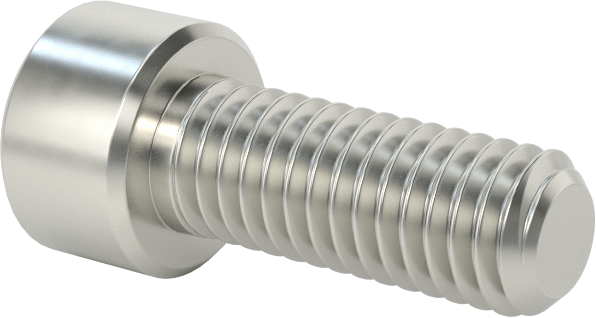 Nikel Alaşımlı Soket Başlı Vida, 10-32 Diş Boyutu, 1/2" Uzunluk