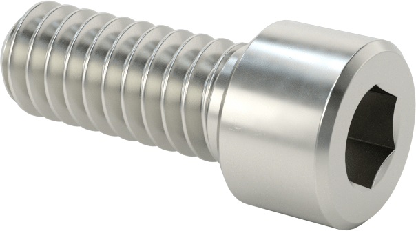 Nikel Alaşımlı Soket Başlı Vida, 1/4"-20 Diş Boyutu, 5/8" Uzunluk