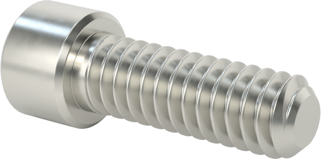 Nikel Alaşımlı Soket Başlı Vida, 1/4"-20 Diş Boyutu, 3/4" Uzunluk