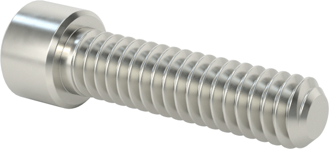 Nikel Alaşımlı Soket Başlı Vida, 1/4"-20 Diş Boyutu, 1" Uzunluk
