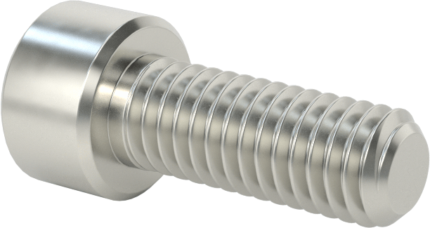 Nikel Alaşımlı Soket Başlı Vida, M6 x 1 mm Diş, 16 mm Uzunluk