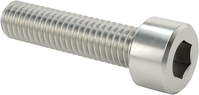 Nikel Alaşımlı Soket Başlı Vida, M6 x 1 mm Diş, 25 mm Uzunluk