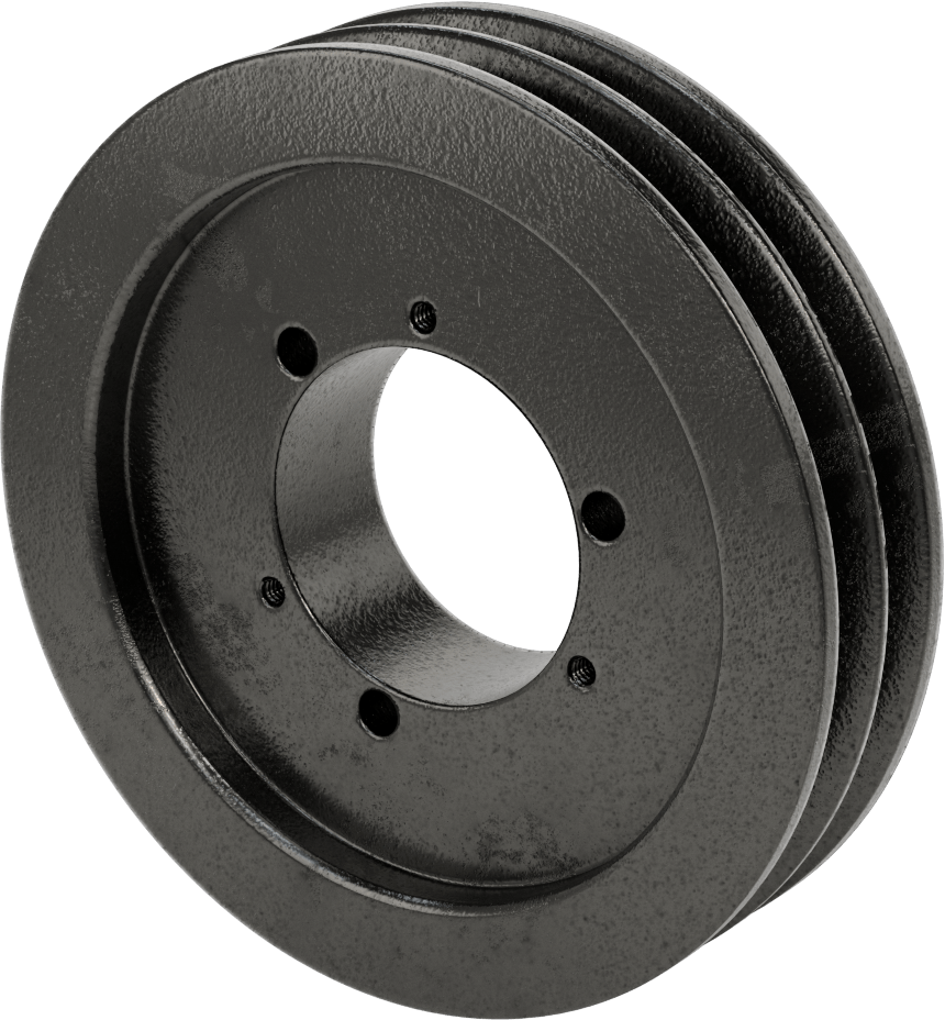 Hızlı Ayırmalı Burç Delikli V-Kayış Tahrik Kasnağı, 5V ve 5Vx Kayışlar için, 7.5" OD