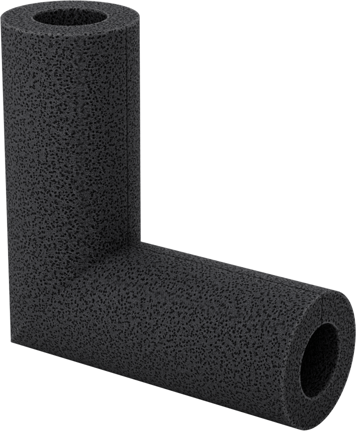 Polietilen Köpük Yalıtım, Dirsek, 3/8" Kalın Duvar, 7/8" ID