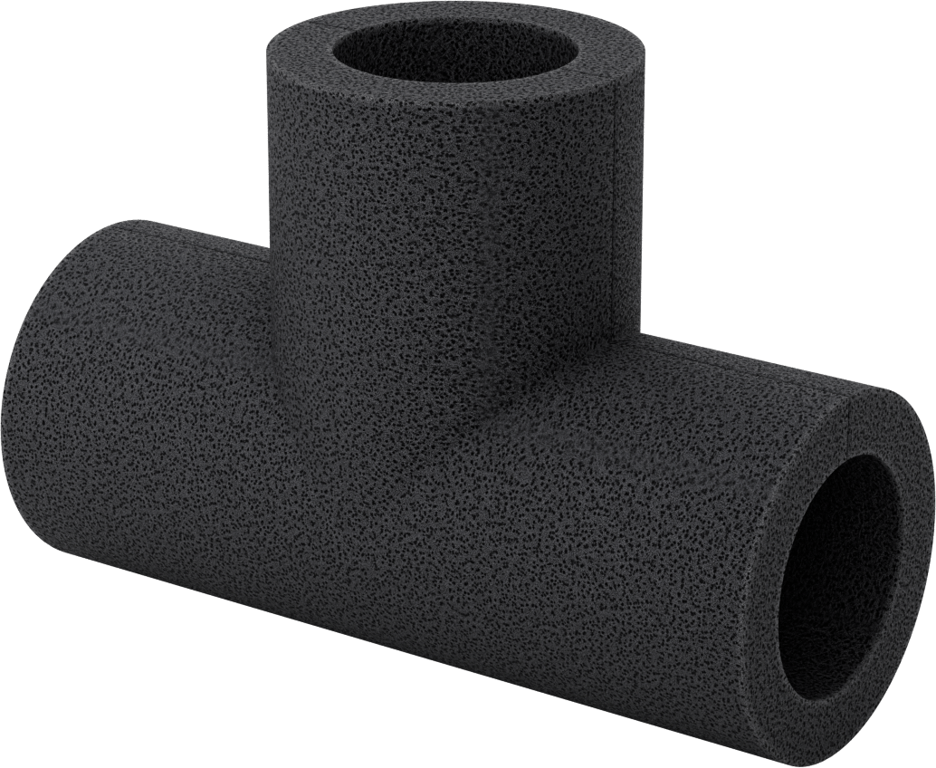 Polietilen Köpük Yalıtım, T, 1/2" Kalın Duvar, 1-7/8" ID