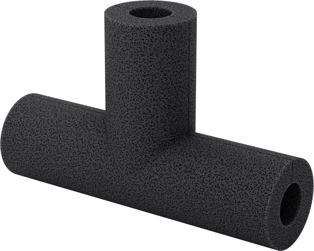 Polietilen Köpük Yalıtım, T, 1/2" Kalın Duvar, 7/8" ID