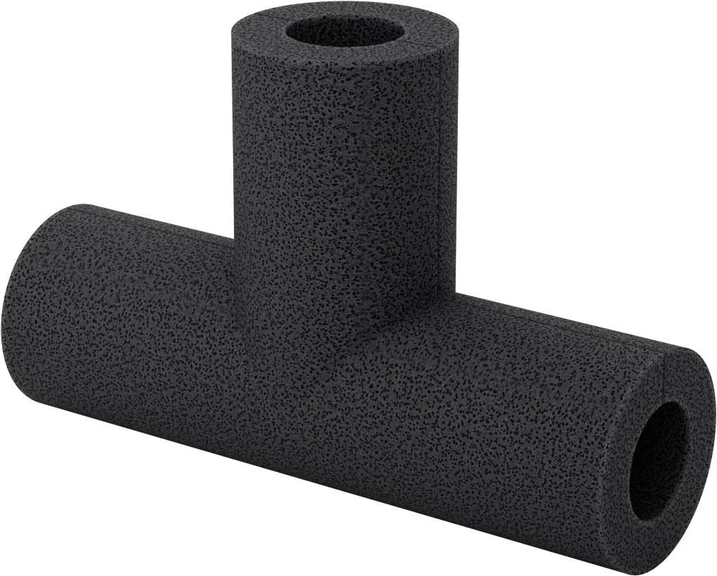 Polietilen Köpük Yalıtım, T, 1/2" Kalın Duvar, 1-1/8" ID