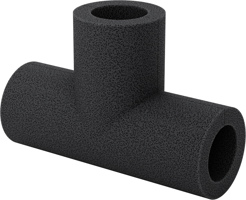 Polietilen Köpük Yalıtım, T, 1/2" Kalın Duvar, 1-5/8" ID