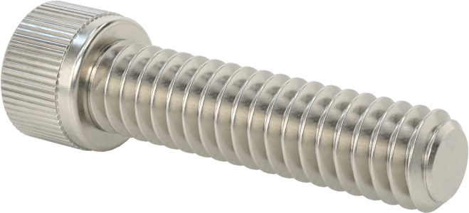 Süper Korozyona Dayanıklı 316 Paslanmaz Çelik Soket Başlı Vidalar, Diş Kilitleme, 1/4"-20 Diş Boyutu, 1" Uzunluk