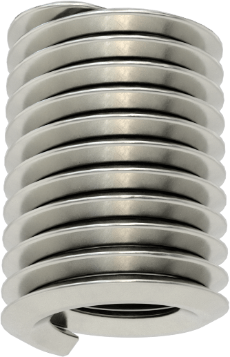 Helisel Ek Parça, Nitronic 60 Paslanmaz Çelik, 10-32 Diş Boyutu, 0,380" Takılı Uzunluk