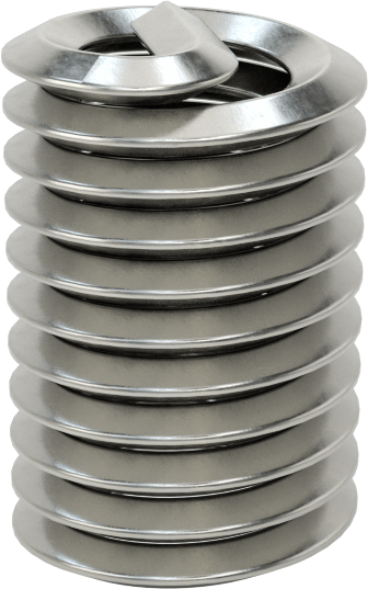 Helisel Ek Parça, Nitronic 60 Paslanmaz Çelik, 5/16"-18 Diş Boyutu, 5/8" Takılı Uzunluk