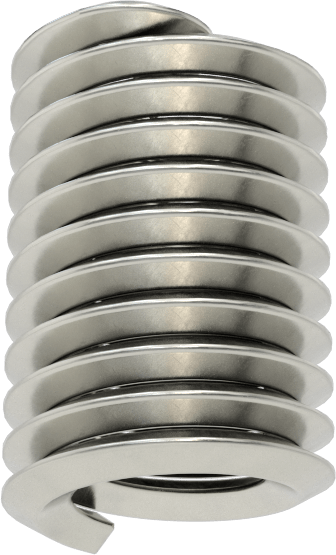 Helisel Ek Parça, Nitronic 60 Paslanmaz Çelik, 5/16"-18 Diş Boyutu, 5/8" Takılı Uzunluk