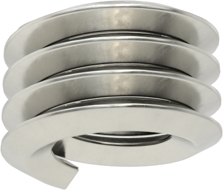Helisel Ek Parça, Nitronic 60 Paslanmaz Çelik, Vida Kilidi, 1/4"-20 Diş Boyutu, 0,250" Uzunluk