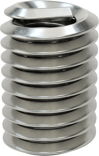 Helisel Ek Parça, Nitronic 60 Paslanmaz Çelik, Vida Kilidi, 1/4"-20 Diş Boyutu, 0,500" Uzunluk