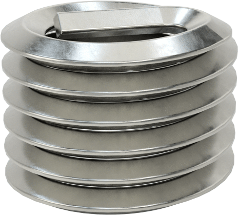 Helisel Ek Parça, Parçacık İçermeyen Ortamlar için, Paslanmaz Çelik, 1/2"-13, 1/2" Uzunluk