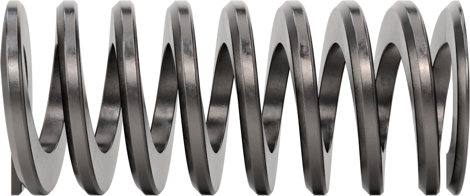 Yaylı Çelik Kalıp Yayı, 1-3/4" delik çapı için, 4" Uzunluk