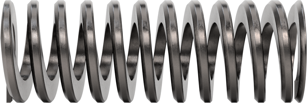 Yaylı Çelik Kalıp Yayı, 1-3/4" delik çapı için, 5 inç Uzunluk
