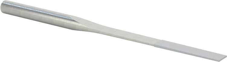 Ultrasonik Parlatıcılar için Elmas Törpü, 2-1/4" Uzunluk, 1/8" Genişlik, Ekstra İnce Yüzey İşlemi (400 Kum)