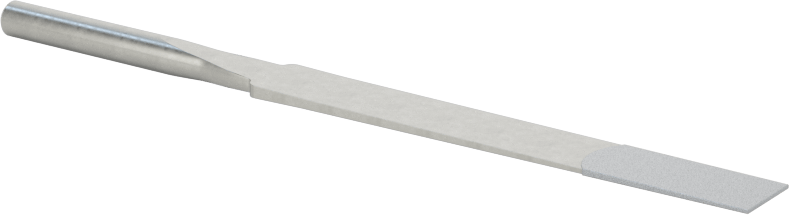 Ultrasonik Parlatıcılar için Elmas Törpü, 2-7/8" Uzunluk, 1/4" Genişlik, Ekstra İnce Yüzey İşlemi (400 Kum)