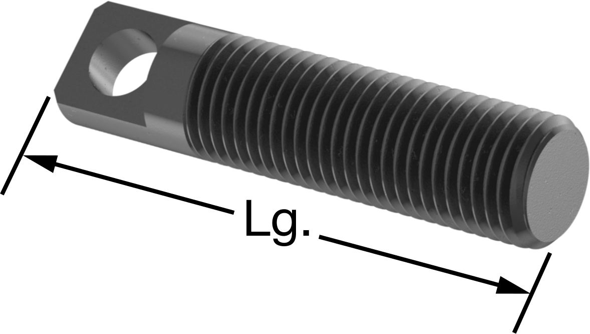 Uzatma Yayı Saplama Ankrajı, 3/8"-24 Diş Boyutu