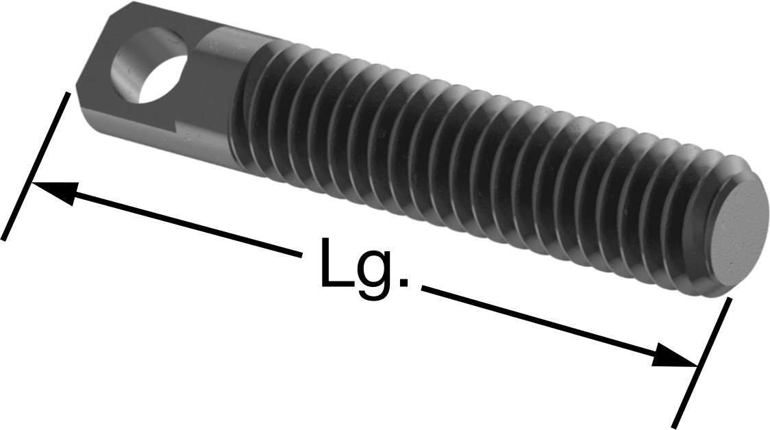 Uzatma Yayı Saplama Ankrajı, M4 x 0,7 mm Diş Boyutu