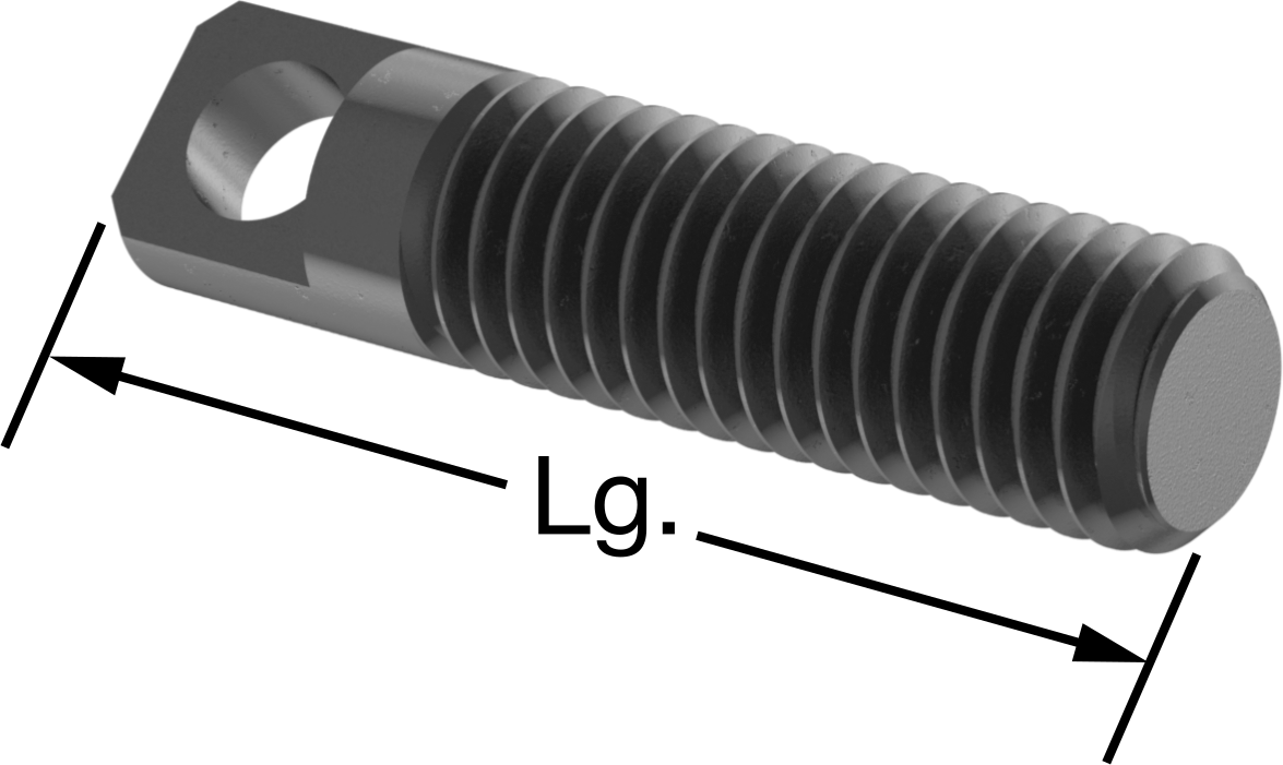 Uzatma Yayı Saplama Ankrajı, M10 x 1,5 mm Diş Boyutu