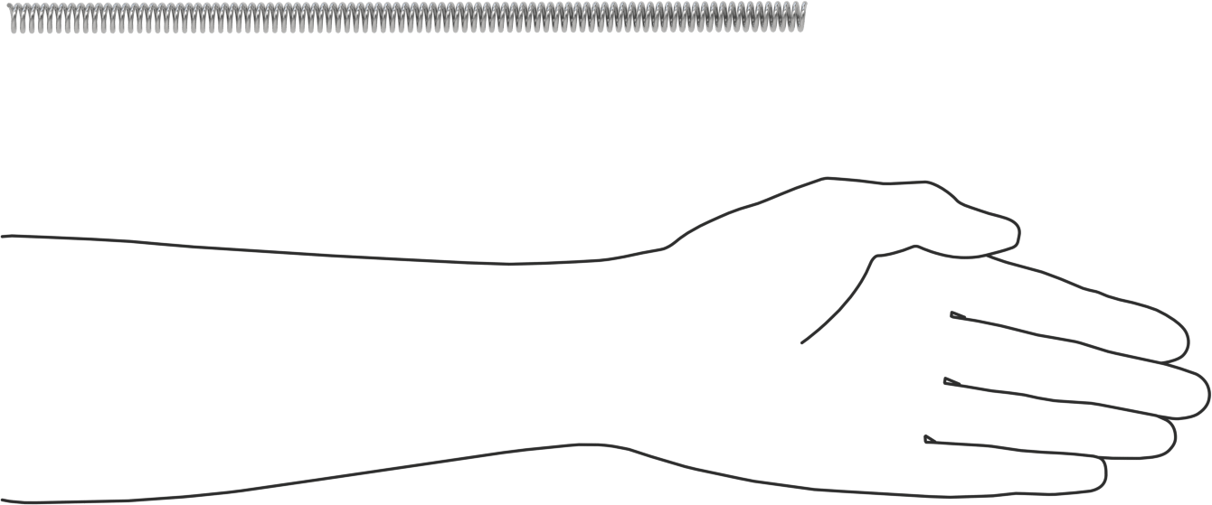Sıkıştırma Yayı Stoku, Yaylı Çelik, 11" Uzunluk, 0.42" OD, 0.296" ID