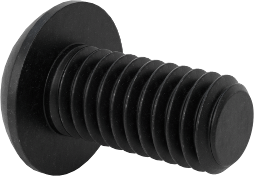 Siyah Oksit Alaşımlı Çelik Düğme Başlı Torx Vidaları, M3 x 0,50 mm Diş, 6 mm Uzunluk