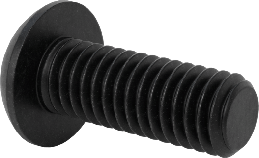 Siyah Oksit Alaşımlı Çelik Düğme Başlı Torx Vidaları, M3 x 0,50 mm Diş, 8 mm Uzunluk