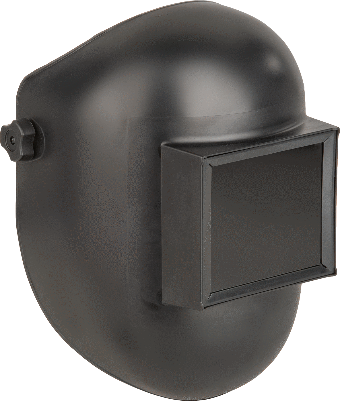 Naylon Kaynak Kaskı, Standart Lens, 9" Genişlikte Siyah Kask, Gölge Numarası 10