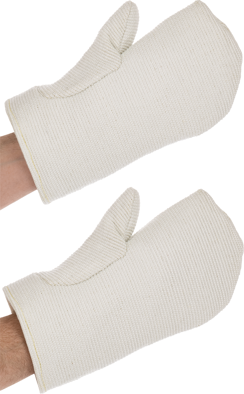 Aşırı Isıya Dayanıklı Kıyafetler, Zetex Kumaş Eldivenler, 1000°F Maksimum, 11" Uzunluk