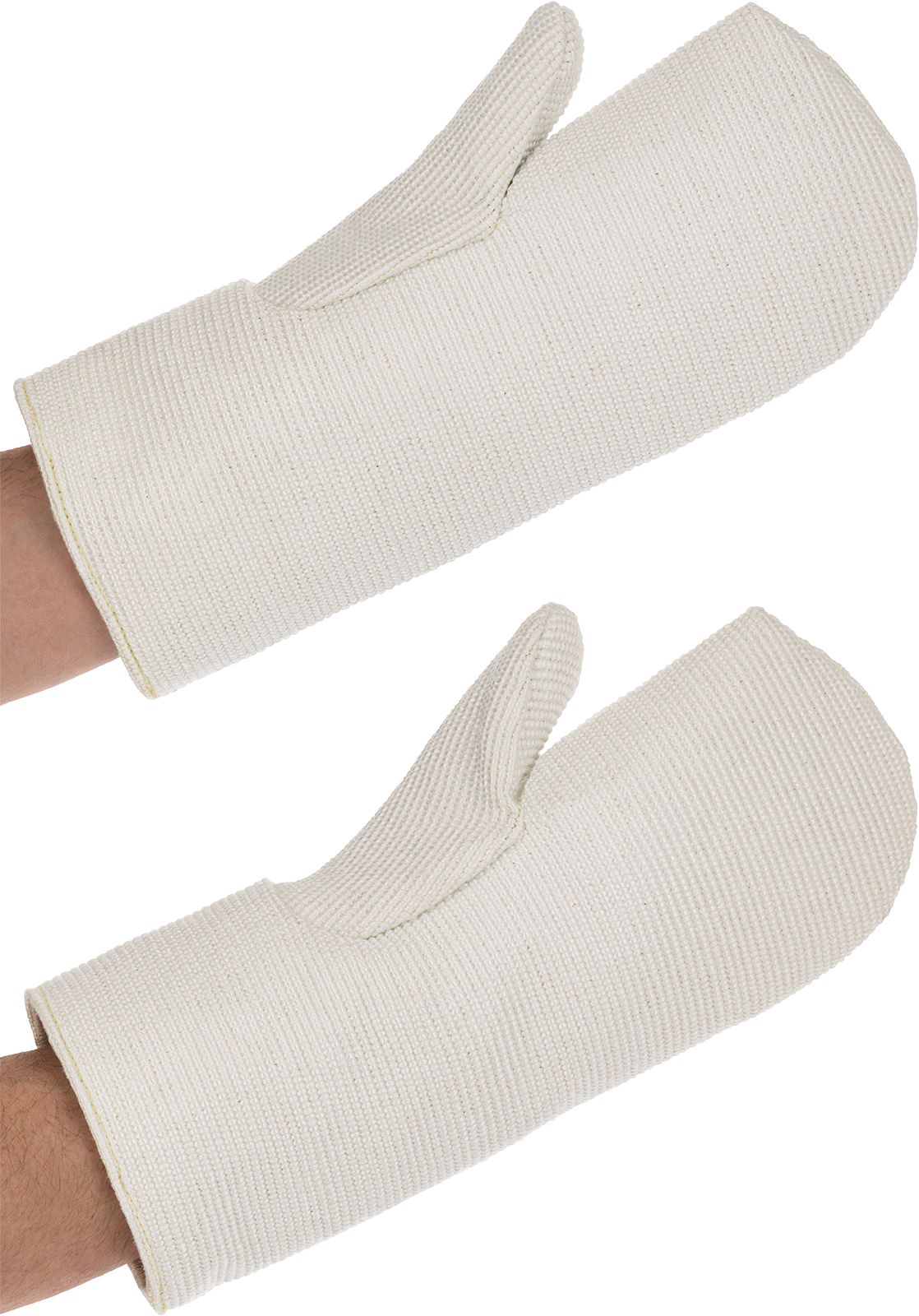 Aşırı Isıya Dayanıklı Kıyafetler, Zetex Kumaş Eldivenler, 1000°F Maksimum, 14" Uzunluk
