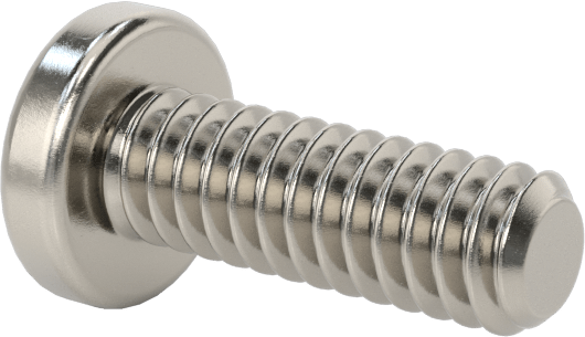 Diş Kilitli Silindir Başlı Phillips Vidaları, 2-56 Diş Boyutu, 1/4" Uzunluk