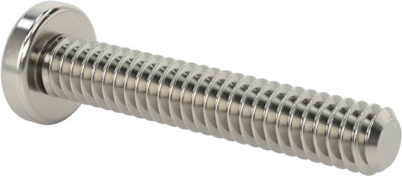 Diş Kilitli Silindir Başlı Phillips Vidaları, 2-56 Diş Boyutu, 1/2" Uzunluk