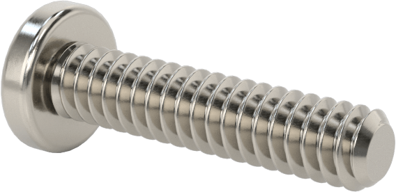 Diş Kilitli Silindir Başlı Phillips Vidaları, 4-40 Diş Boyutu, 1/2" Uzunluk