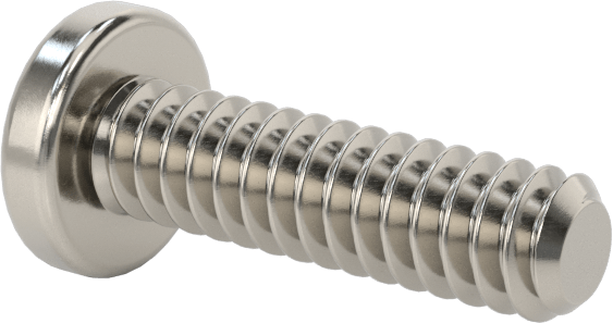 Diş Kilitli Silindir Başlı Phillips Vidaları, 6-32 Diş Boyutu, 1/2" Uzunluk