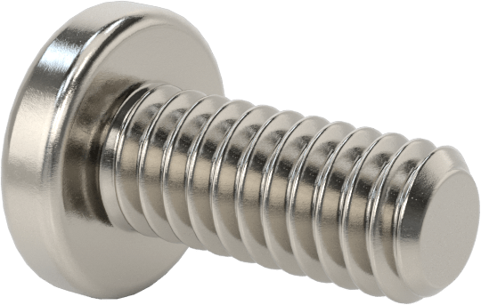 Diş Kilitli Silindir Başlı Phillips Vidaları, 8-32 Diş Boyutu, 3/8" Uzunluk