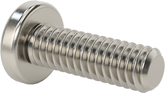Diş Kilitli Silindir Başlı Phillips Vidaları, 8-32 Diş Boyutu, 1/2" Uzunluk