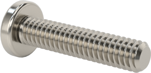 Diş Kilitli Silindir Başlı Phillips Vidaları, 8-32 Diş Boyutu, 3/4" Uzunluk