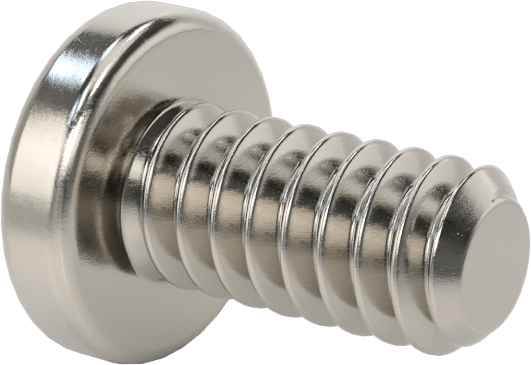 Diş Kilitli Silindir Başlı Phillips Vidaları, 10-24 Diş Boyutu, 3/8" Uzunluk