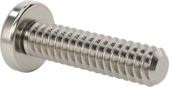 Diş Kilitli Silindir Başlı Phillips Vidaları, 10-24 Diş Boyutu, 3/4" Uzunluk