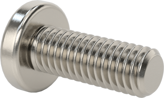 Diş Kilitli Silindir Başlı Phillips Vidaları, 10-32 Diş Boyutu, 1/2" Uzunluk