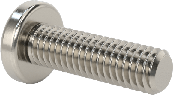 Diş Kilitli Silindir Başlı Phillips Vidaları, 10-32 Diş Boyutu, 5/8" Uzunluk