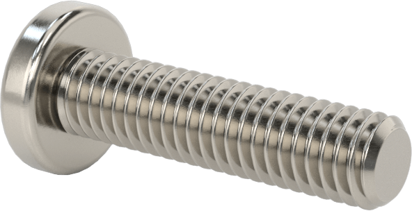 Diş Kilitli Silindir Başlı Phillips Vidaları, 10-32 Diş Boyutu, 3/4" Uzunluk
