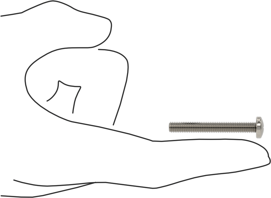 Diş Kilitli Silindir Başlı Phillips Vidaları, 10-32 Diş Boyutu, 1-1/2" Uzunluk
