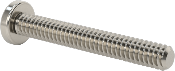 Diş Kilitli Silindir Başlı Phillips Vidaları, 2-56 Diş Boyutu, 5/8" Uzunluk