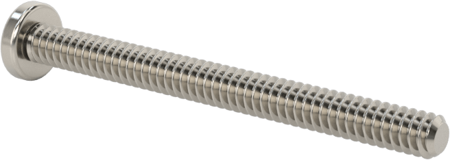 Diş Kilitli Silindir Başlı Phillips Vidaları, 4-40 Diş Boyutu, 1-1/4" Uzunluk