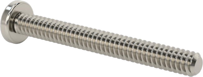 Diş Kilitli Silindir Başlı Phillips Vidaları, 6-32 Diş Boyutu, 1-1/4" Uzunluk