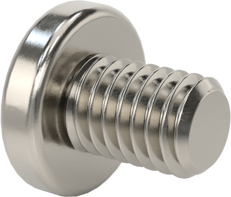 Diş Kilitli Silindir Başlı Phillips Vidaları, 10-32 Diş Boyutu, 1/4" Uzunluk
